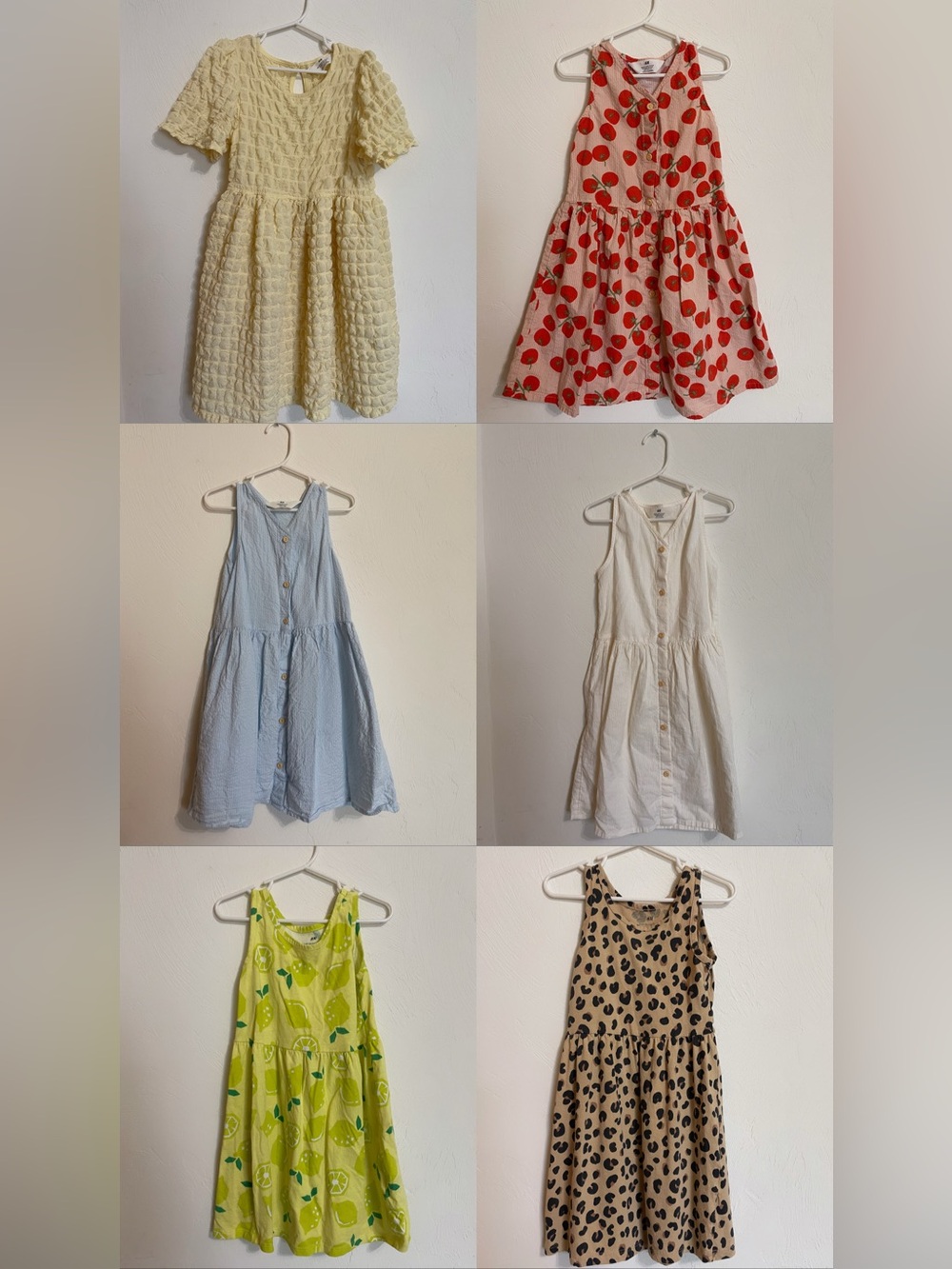 Bundle of 6 H&M dresses 5T and 5T/6